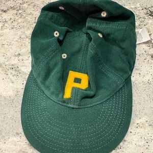 Ralph Lauren Green hat with Yellow P